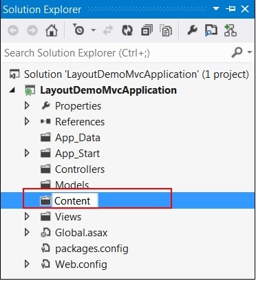 Add New Content Folder