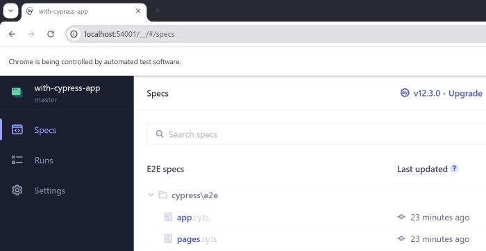 Next.js Cypress Test