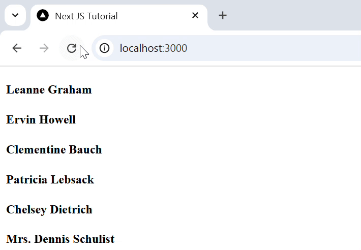 Next.js Server Component