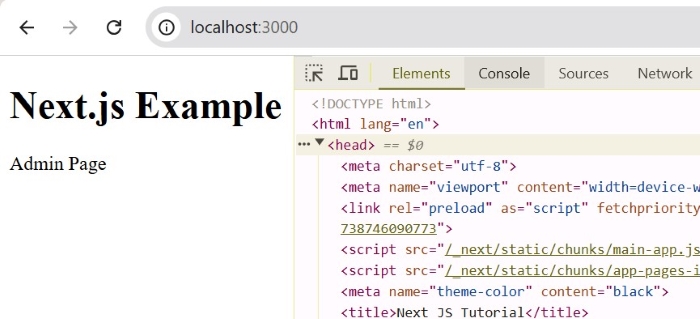 Next.js generateViewport Example 1