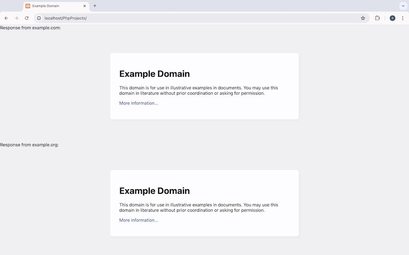 curl_multi_errno Output