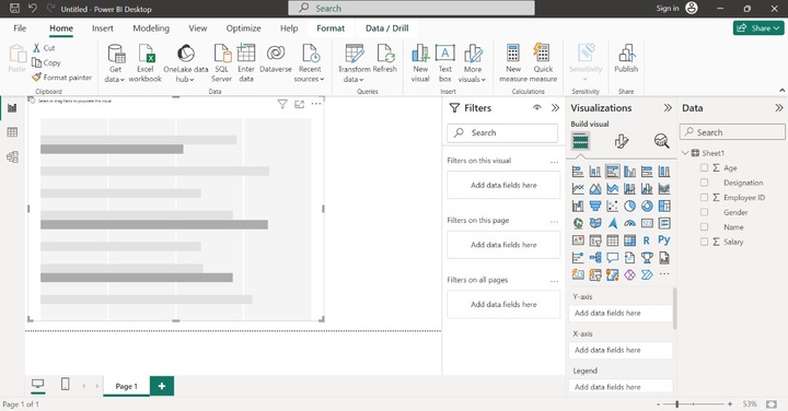 Clustered Bar Chart for Gender Distribution 2