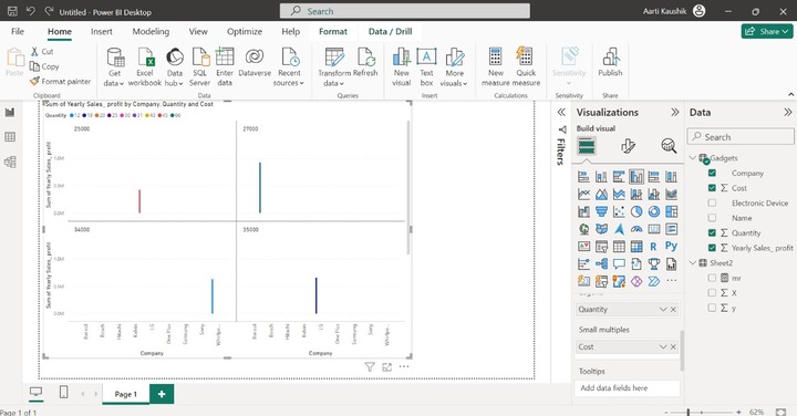 Clustered Column Chart 3