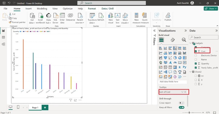Clustered Column Chart 4