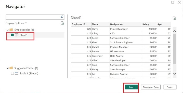Conduct Right Outer Join in Power BI 2
