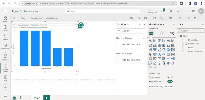 Create a Stacked column