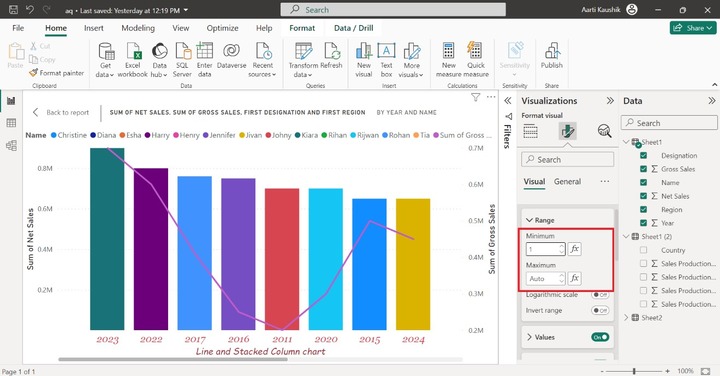 Customize Line and Stacked Column Chart 3