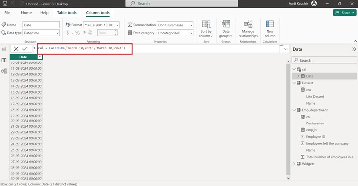 Date DAX Functions 10
