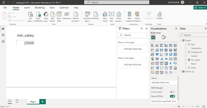 DAX Aggregate Function 1