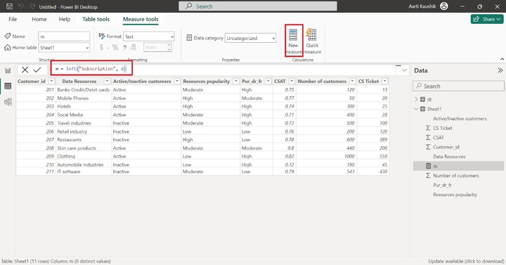 DAX Text Functions 1