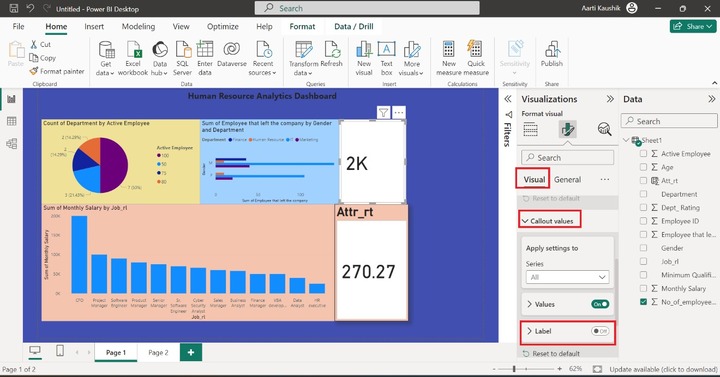 Develop a Stunning HR Dashboard 16