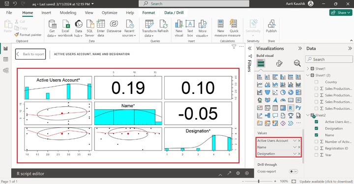 Develop the R visual 3