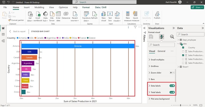 Format Stacked Bar Chart 11