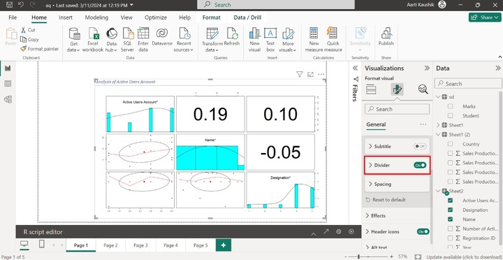 Formatting R Visual 6
