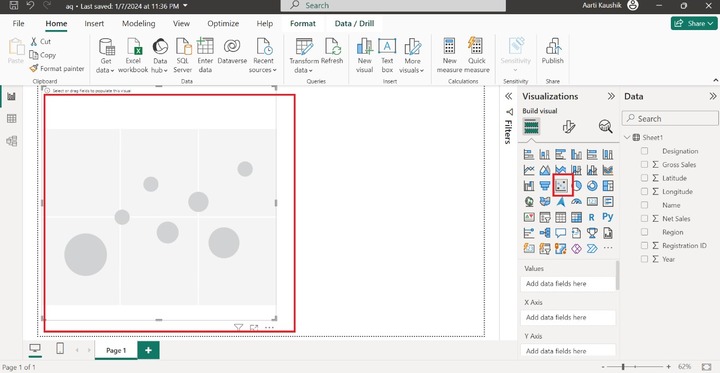 Generate the Scatter Chart