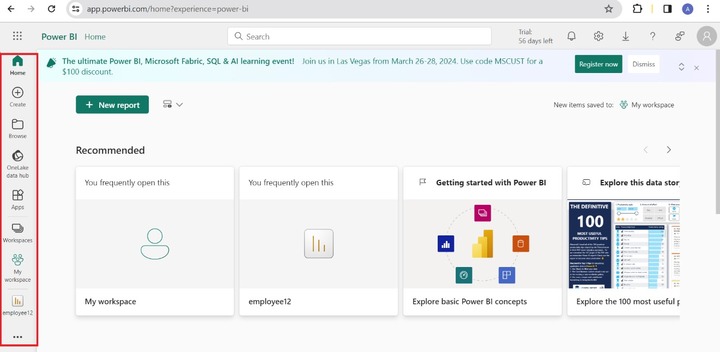 Getting Started with Power BI Service