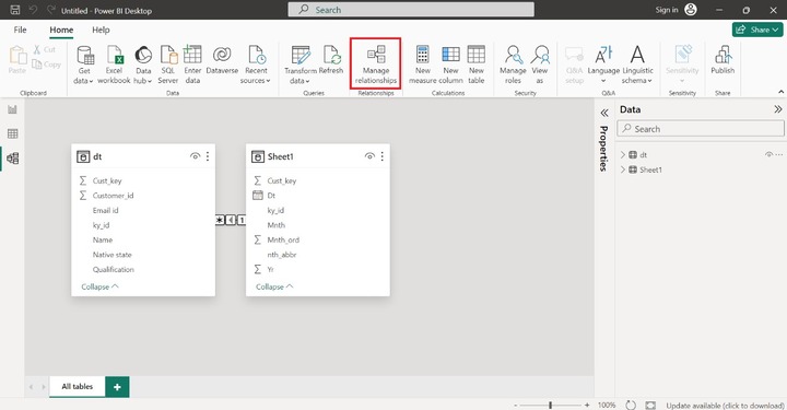Handle the Relationship in Data Modeling