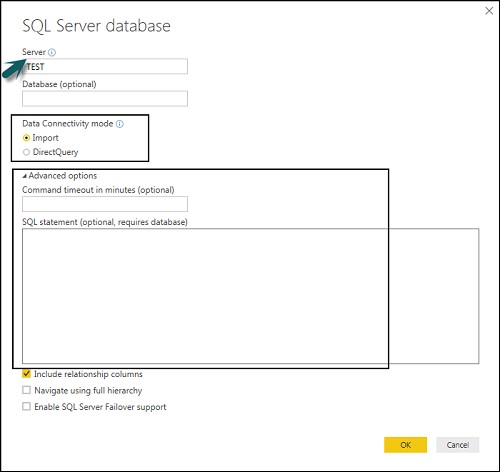 Import vs DirectQuery