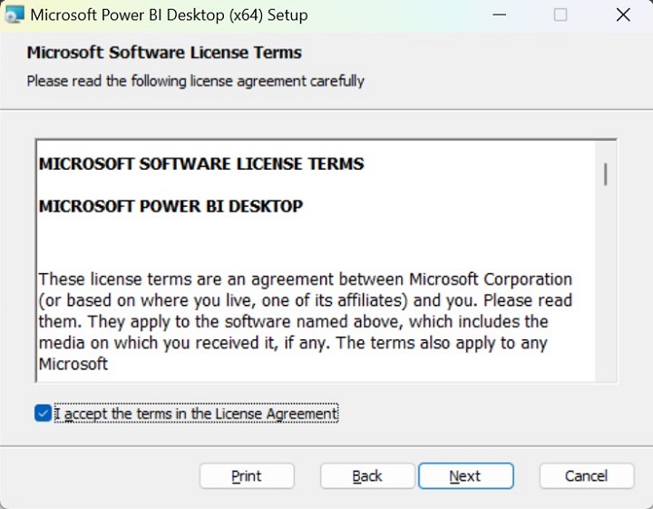 Installing Power BI on Windows9