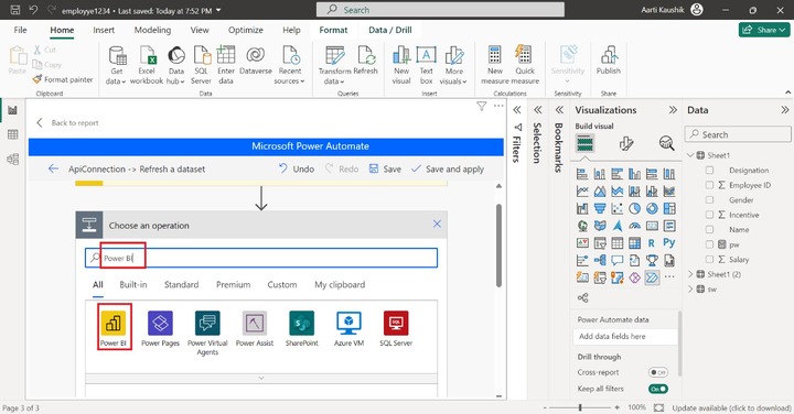 Power Automate in Power BI 4