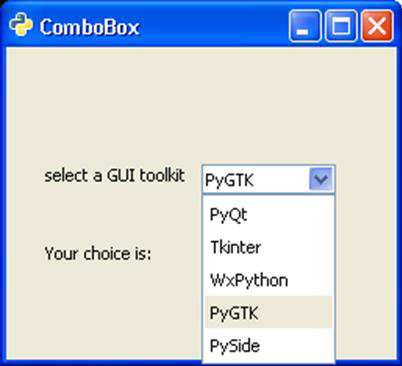 ComboBox