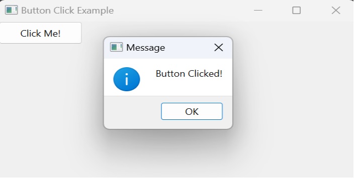 pyqt action event example 1