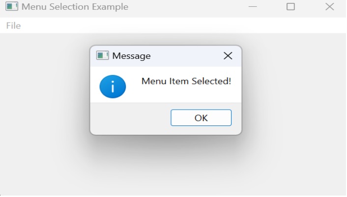 pyqt action event example 2