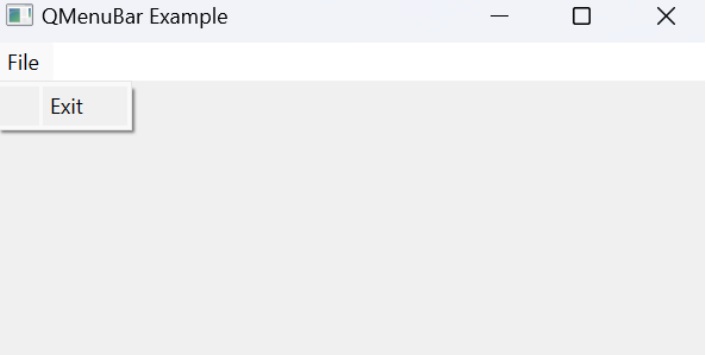 pyqt_qMenuBar_example