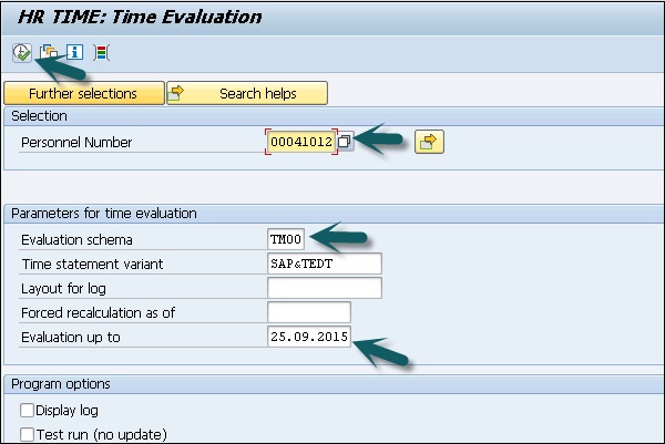 HR Time Evaluation