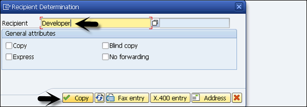 Recipient Determination