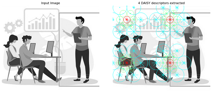 dense daisy feature description