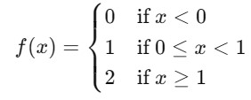 Step Function Equation