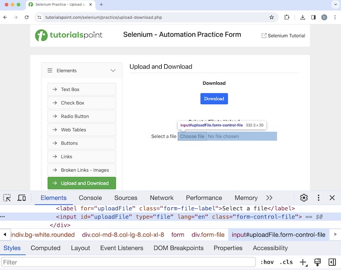 Selenium File Upload 2