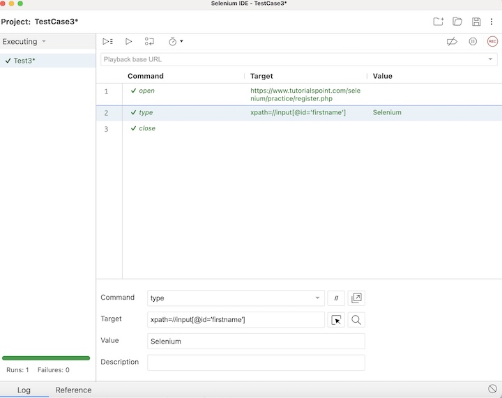 Selenium IDE Locating Strategies 20