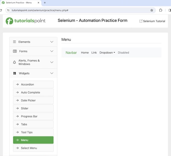 Selenium Mouse Events 4