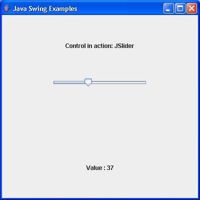 Swing JSlider
