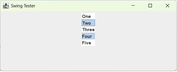 Using Multiple Interval ListBoxes