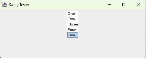Using Single Interval ListBoxes