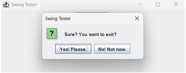 Show an confirm message alert with customized button.