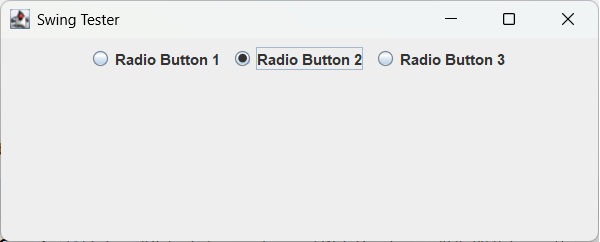 Using Radio Buttons in a Group