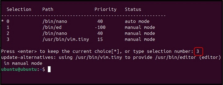 alternatives Command Linux 2