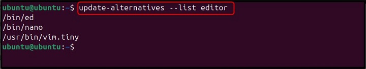 alternatives Command Linux 3