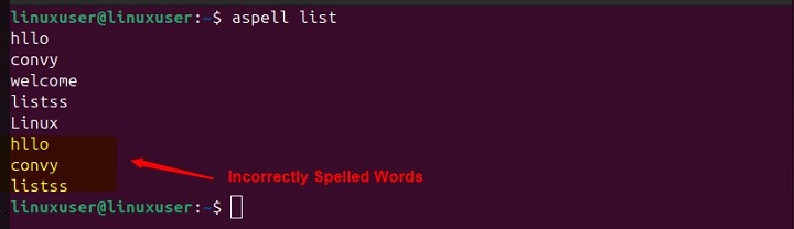 aspell Command Linux 3