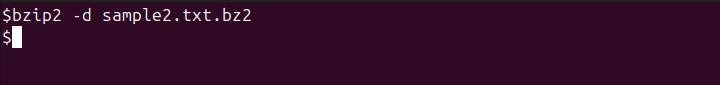 bzip2 Command in Linux2