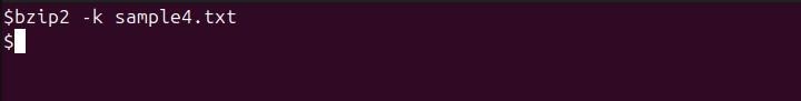 bzip2 Command in Linux5