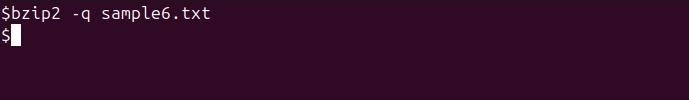 bzip2 Command in Linux7
