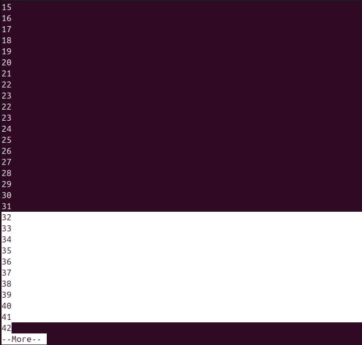 bzmore Command in Linux3