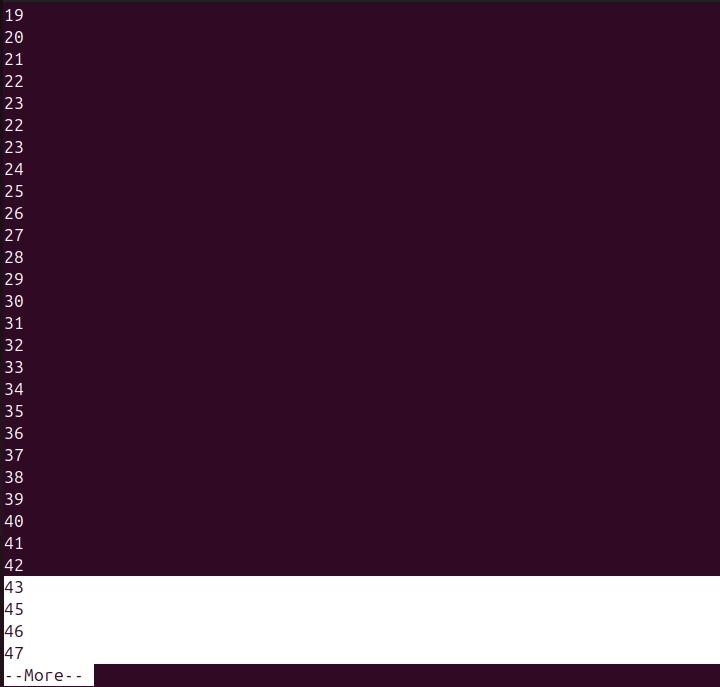 bzmore Command in Linux4