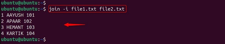 Case-Insensitive Joining Using join