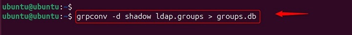Convert from LDAP Format to Group Database